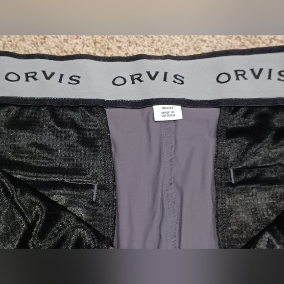 Orvis Gray Cargo Pants with Technical Fabric Mens Size 36 X 32 - Picture 4 of 5